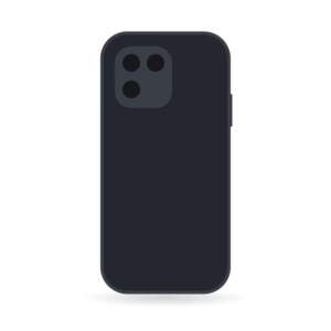 Silikonskal till iPhone 13, svart